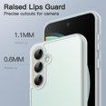 thumbnail image 5 of JETech Matte Case for Samsung Galaxy S23 FE 6.4-Inch with Upgraded Camera Protection, Translucent Frosted Matte Back Shockproof Protective Phone Cover (Frosted Clear), 5 of 6