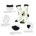 thumbnail image 3 of Honeii happy dog. St. Patricks Day Print Children's Colorful Socks,Unisex Kids and Toddlers' Cushioned Sock,Kids Athletic Crew Socks,for Everyday Wear and Sports, 3 of 5