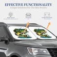 thumbnail image 4 of Saiise Big bass fish for Foldable Car Sun Shades (2-Pack) Offer Sun Protection with an Easy-fold Design for Convenient Windshield Shading-Medium, 4 of 6