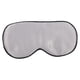 thumbnail image 1 of Antifaz de seda natural para dormir, transpirable, para hombres y mujeres, color gris plateado, 1 of 8
