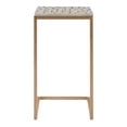thumbnail image 2 of Linon Muldoon C-Table, 26" Tall, Gold/Neutral Capiz Shell Mosaic, 2 of 11