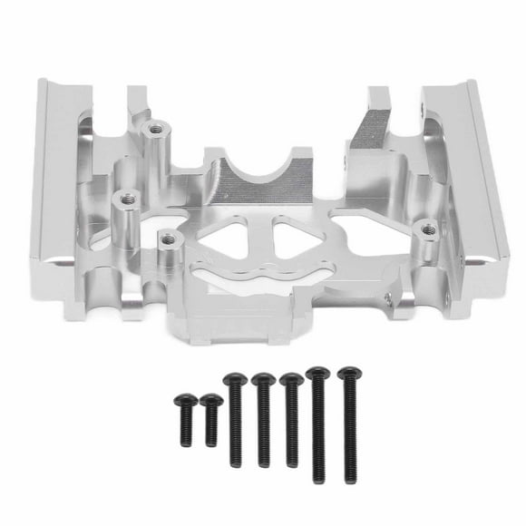 Rdeghly Gear Box Mount Base,Gear Box Base Medium Mount Chassis Skid Plate Aluminum Alloy For TRX4 1/10 RC Crawler,RC Crawler Parts