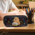 thumbnail image 6 of DISNIMO Girls Backpack, Capybara Maths Print 3Pcs Backpack Set with Insulated Lunch Bag & Pencil Pouch, Large Capacity Bookbag Set for School, Back to School Gifts, 6 of 7