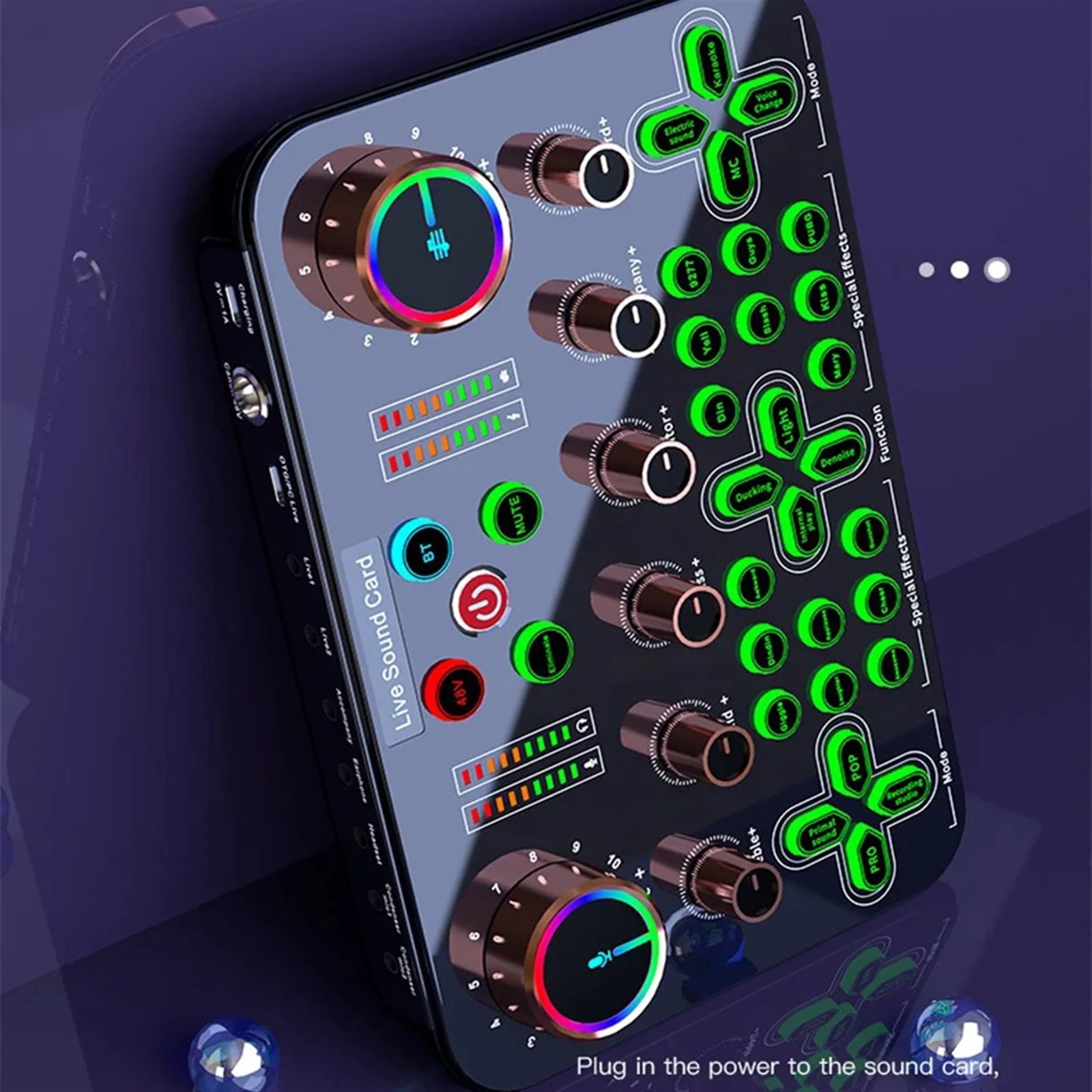 HD K600 Audio Mixer Audio processor Professional Audio Mixing Console dj mixer controller For Live Broadcast dj control mixers