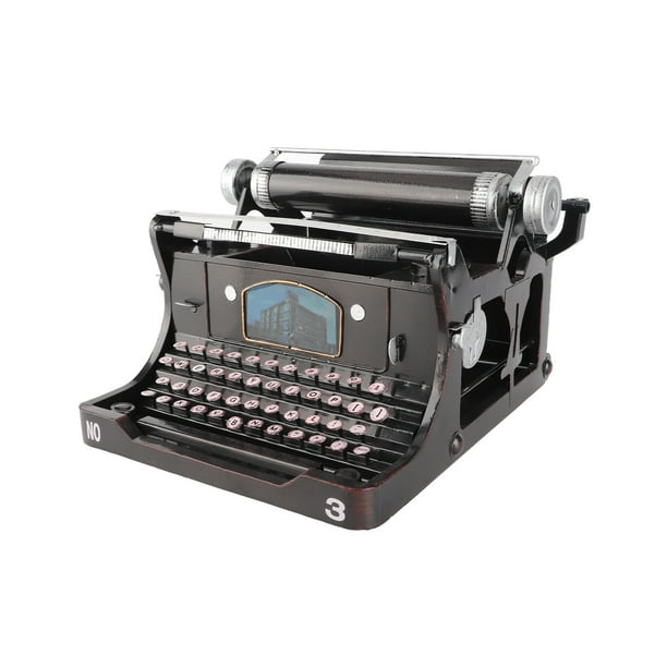 Máquina De Escribir Portátil Negra, Pulido Manual, Regalo Perfecto, Modelo De Máquina De Escribir Antiguo Resistente A La Oxidación, Ampliamente Aplicable Para El Hogar