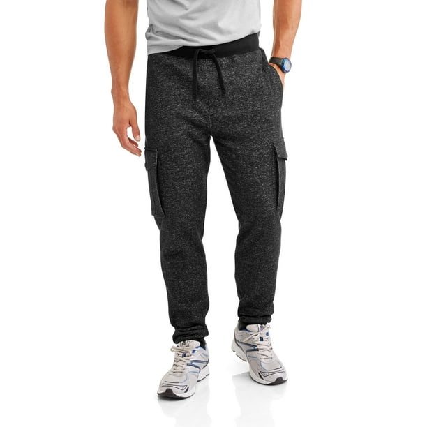 knit cargo joggers