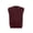 Burgundy, variant on Krumba Mens Oversized Sweater Vest: Big Tall V Neck Plus Size Knit Sleeveless Casual Pullover Tan 2XL