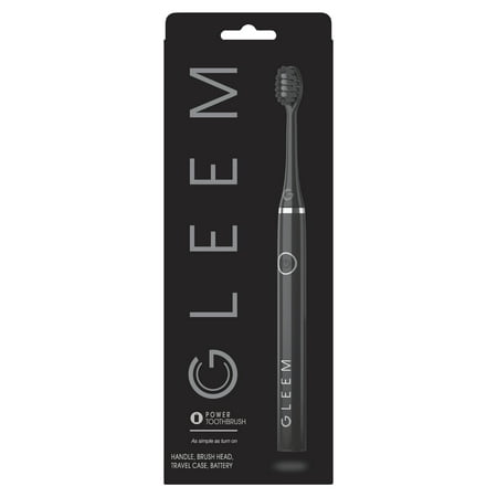 GLEEM Electric Toothbrush, Black (Best Electric Toothbrush Australia)