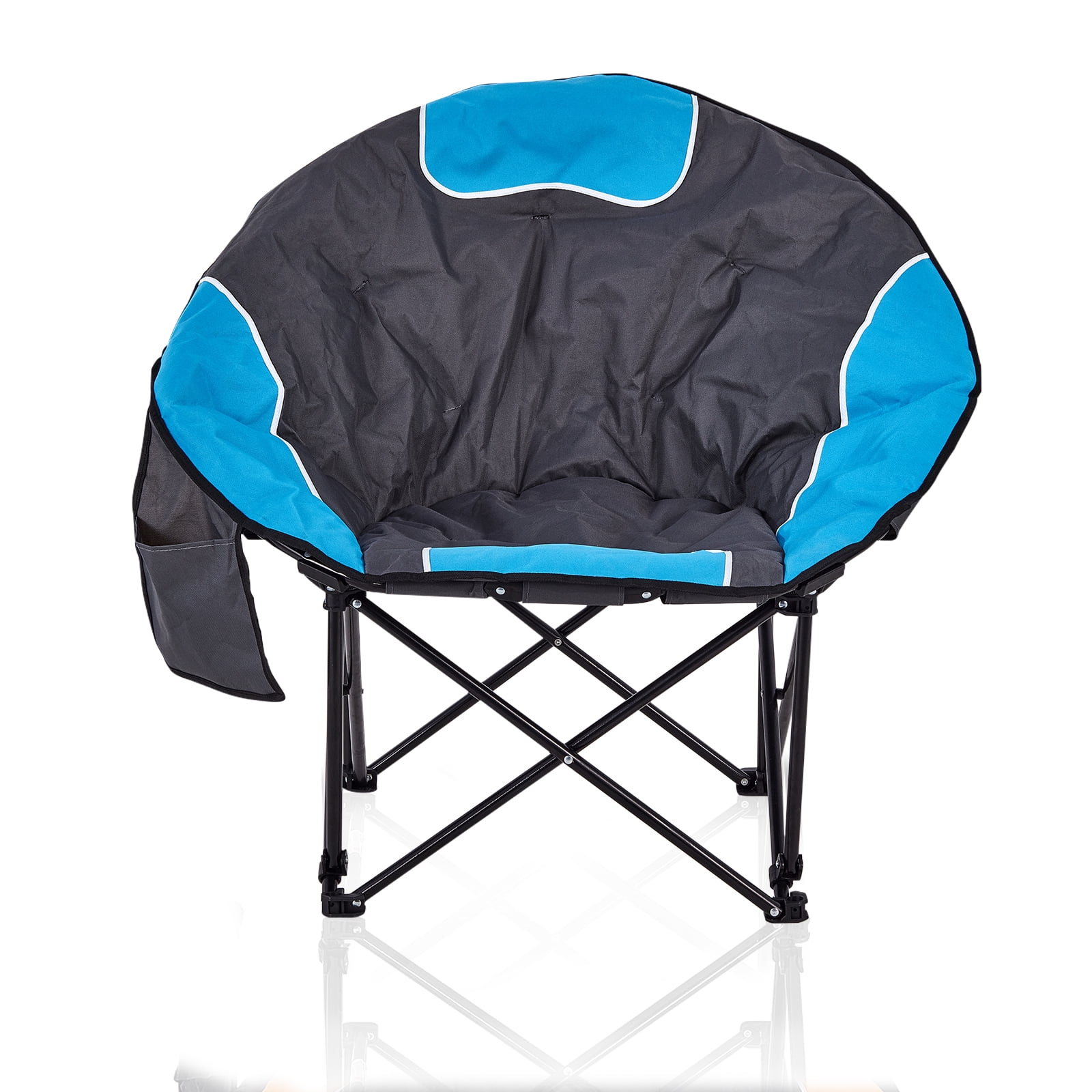 American Flag Folding Patio Chair Tailgating Camping Portable Backyard Cupholder 