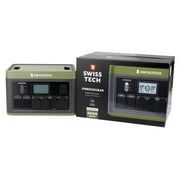 Swiss Tech 2400W portable power station 2060Wh solar generator for camping & emergency backup