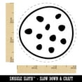 thumbnail image 2 of Chocolate Chip Cookie Self-Inking Rubber Stamp Ink Stamper - Black Ink - Small 3/4 Inch, 2 of 7
