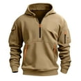 thumbnail image 4 of Hoodies for Boys Casual Half Zipper Long Sleeve Sweatshirt with Pockets Fall Outfits Pullover Tops Size 5-15, 4 of 6