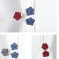 thumbnail image 6 of Flexible Rope Curtain Clip Floral Twist Tiebacks Window Drapery Accessories, 6 of 15