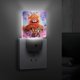 thumbnail image 4 of Red Luz nocturna LED con sensor de anochecer a amanecer para dormitorio, baño, pasillo, escaleras - Lámpara LED nocturna de enchufe, 0.5W - 1 pieza, 4 of 6