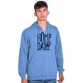 thumbnail image 5 of Hump Day Funny Camel Office Workout Zip Up Hoodie Men's Women's Brisco Brands L, 5 of 6