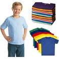 thumbnail image 5 of SOCKS’NBULK Kids Assorted Bulk T-Shirts Wholesale Assorted Sizes, Colorful Cotton Crew Neck T-Shirts, Boys Girls, 5 of 5