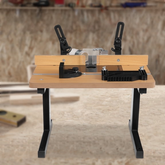 1 PCS Black Router Table, Woodworking Router Table, MDF Router Table, suitable for home use, personal DIY, or carving workstations