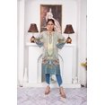 thumbnail image 4 of Pakistani Lawn Salwar Kameez Indian Dresses for Women Ready to Wear Embroidered(3X-Large, Black), 4 of 6