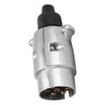 7 Pin Metal Plug 12N 12V Rubber Universal for Standard Trailers
