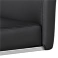 thumbnail image 5 of Yaheetech 2pcs Modern PU Leather Dining Chairs Dining Room Metal Seat Kitchen Furniture Black, 5 of 13