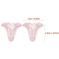 thumbnail image 2 of TABLETREANDS 100Pcs Jewelry Beads for Making Jewelry Acrylic Trumpet Flower Shape Lavender, 2 of 8