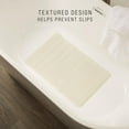 thumbnail image 4 of Alfombrilla de baño grande blanca con ventosa para uso comercial y residencial, ideal para casa, hotel, ducha o bañera., 4 of 5