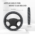 thumbnail image 5 of Haiem Flower Print Steering Wheel Cover 15 Inches for Women Men, Neoprene Anti-Slip Cute Car Steering Wheel Grip Wrap Car Accessories Protective Case Cover for Vehicle Truck SUV, 5 of 8
