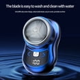 thumbnail image 4 of YFGEFTR One-Button Shave, Mini Shaver Portable Electric Shaver, Pocket Size Shaver Wet and Dry Razor, Waterproof Rotary Shaver, USB Rechargeable Shaver for Car, Outdoor, Business Travel, 4 of 6