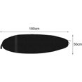 thumbnail image 1 of Surfboard Sock Cover, Quick Drying Protective Surfboard Case with Drawstring, Lightweight Protective Bag for Surfing Boards 200x50cm, 1 of 4