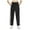 Black, variant on Wide Leg Pants Woman Striped Loose Fit Sports Classic Trendy Sweatpant Black Casual Lounge Pant L