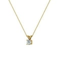 thumbnail image 3 of 5/8 CT TW Round Brilliant Diamond Pendant Necklace for Women 14K Gold (G, I1), 3 of 4