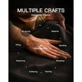 thumbnail image 5 of Genuine Leather Desk Mat, 31.5"x15.8" Leather Desk Mat, Office Desk Pad, Thick Desk Pad with Stitched Line, Non-Slip Laptop Writing Pad with Rubber Base(Black, 31.5"x15.8"), 5 of 13
