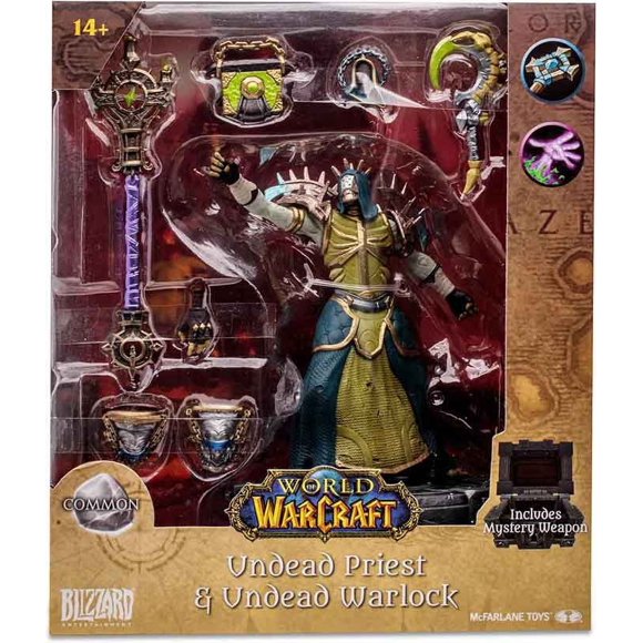 World Of Warcraft 7 Inch Static Figure Common Wave 1 - Undead Priest & Warlock
