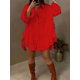 thumbnail image 3 of Women's Plus Size Polyester Shirt - 100% Polyester, Long Sleeve, Ruffle Detail, Non-Stretch, 140 g/m², Versatile Blouse for everyday Wear, 3 of 7