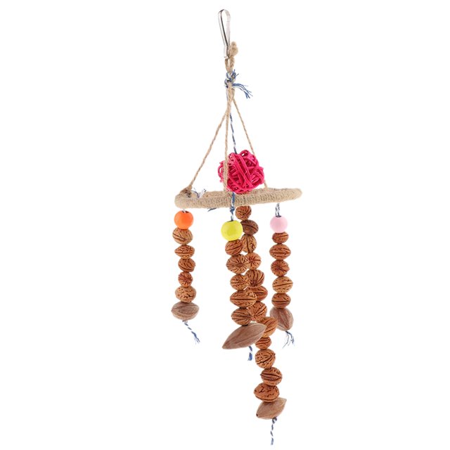 Bird Swing Toy Parrot Chew Toys Jaula De Jaula Colgante Juguete Para Pájaros Para Jugar Sunnimix Juguetes para masticar loros
