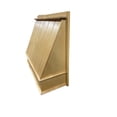 thumbnail image 2 of Wood Wall Mount Range Hood Cover Maple finish, 30W x 24H x 10.5D inches, No Ventilator/No liner Included, 2 of 4