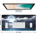 thumbnail image 2 of Extended Large Mouse Pad XXL Gaming Mousepad . x . Big Computer Keyboard Desk Pad Mouse Mat with Stitched Edges and Base for Office Gaming Marble, 2 of 7