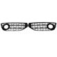 thumbnail image 2 of 2 piezas de cubierta de parrilla de luz antiniebla Durable ABS frontal 8K0807681J01C 8K0807682J01C para Negro brillante kusrkot Marco de lámpara de luz antiniebla, 2 of 8