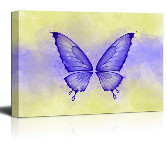 wall26 Canvas Wall Art Gorgeous Colorful Butterfly Pictures Home Wall Decorations for Bedroom Living Room Paintings Canvas Prints Framed - 16x24 inches