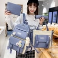 thumbnail image 4 of 4Pcs School Backpack Set Primary School Bag Rucksack Backpack Set for Girls Elementary Bookbag, 4 of 7