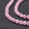 thumbnail image 3 of Rose Quartz Beads Strands Faceted Round Pink 6mm Hole: 1mm about 30pcs/strand 7.5 inch, 3 of 4