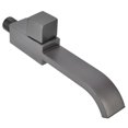 thumbnail image 4 of Grifo de lavabo en cascada cromado para baño, moderno grifo de baño de pared con rosca externa G1/2, 4 of 8