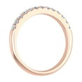 thumbnail image 2 of 1/4 Carat Prong Set Diamond Wedding Band Ring in 14K Rose Gold (Ring Size 8.25) (I1-I2 Clarity), 2 of 5