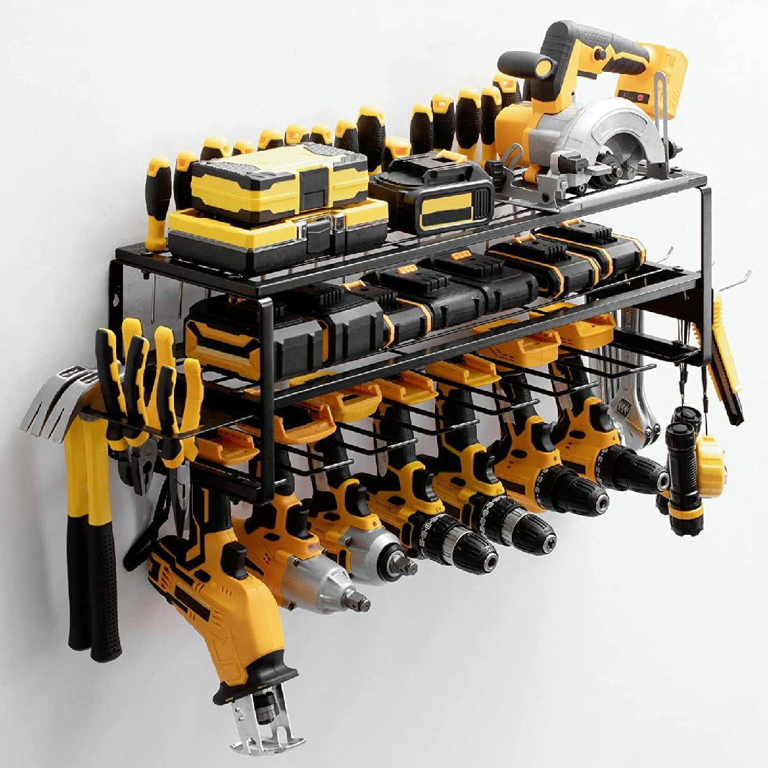 Power Tool Organizer Storage Utility Rack , Heavy Duty Garage Tool
