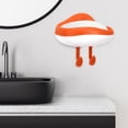 thumbnail image 5 of Wall Mounted Soap Dish Holder ,Pounch Free ,Cartoon Shape Container Accessories with Detachable Hook Portable for Bathroom Shower Accessories Orange, 5 of 9