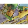 thumbnail image 4 of Ambesonne Zoo Quilted Bedspread Set 3 Pcs, Playful Outdoors Animals, Queen Size, Multicolor, 4 of 5