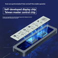 thumbnail image 3 of M.2 SSD SATA Enclosure USB3.2 Gen2 Type C 10Gbps SSD Case M.2 SATA Enclosure Disk Box Tool Free SSD Aluminum Case, 3 of 8