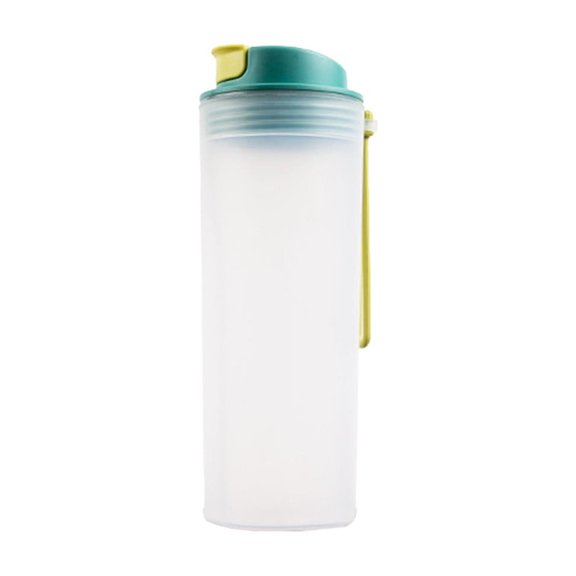 TACILIP 550ml Solitary Layer Rocking Sports Portable Handheld Fitness Cup Water Plastic Cup Protein Powder Cup Gift Milkshakes Cup Water Bottle for Women, Gifts for Him
