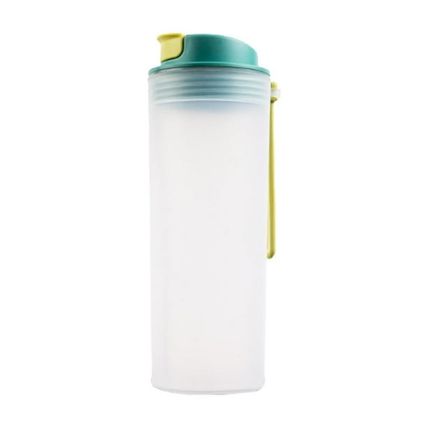 Vaso deportivo portátil de 550 ml con forma de capa solitaria, ideal para fitness, con agua, proteína en polvo o batidos.