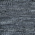 thumbnail image 3 of Hand-Woven Kerani Leather, Cotton, and Jute Indoor Area Rug by Blue Nile Nills - 8' x 10', Steel Blue, 3 of 9